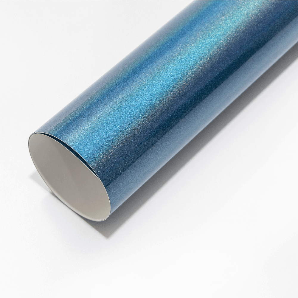 Chameleon Metallic Blue material sample