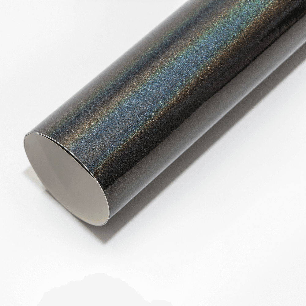 Chameleon Metallic Grey Glossy material sample