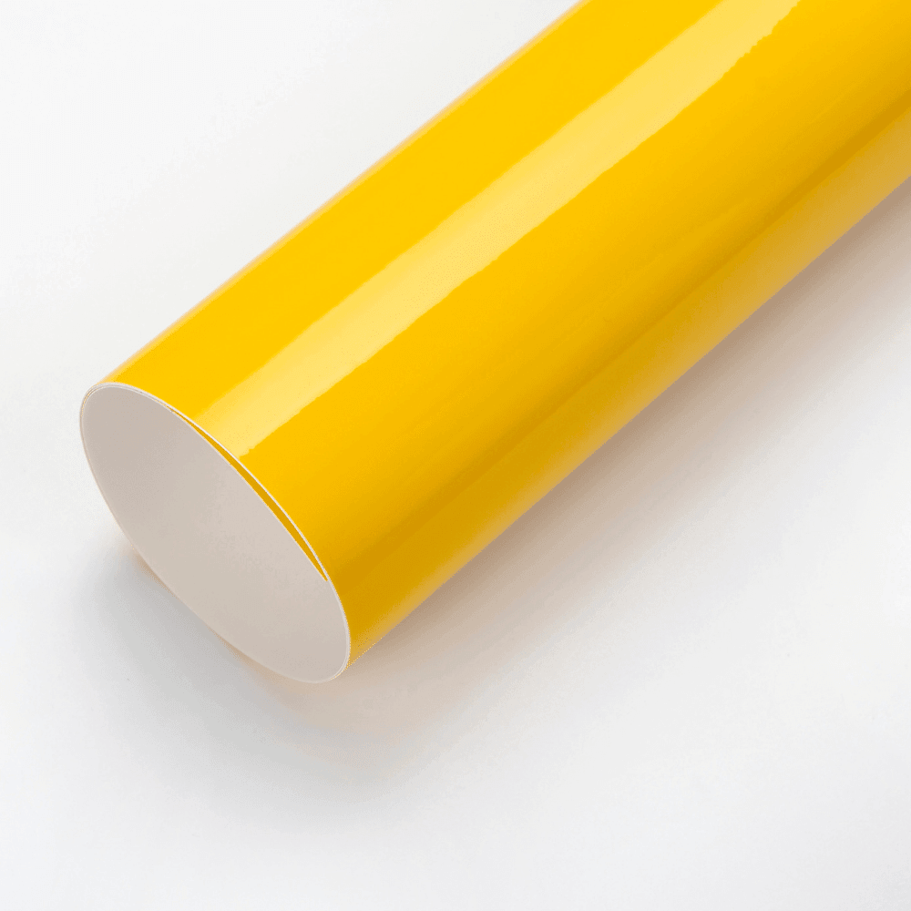 Gloss Crystal Yellow material sample