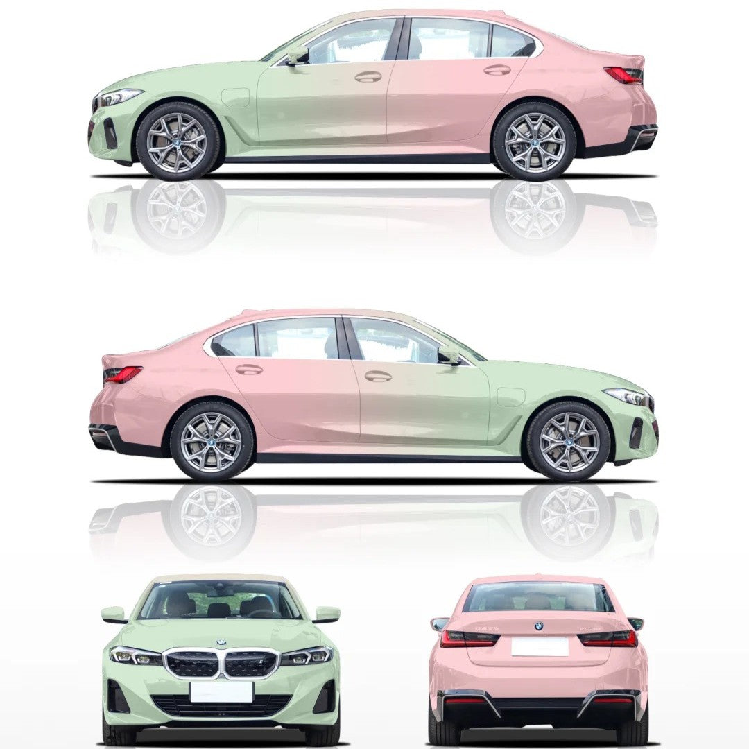 Green Pink Gradient material sample