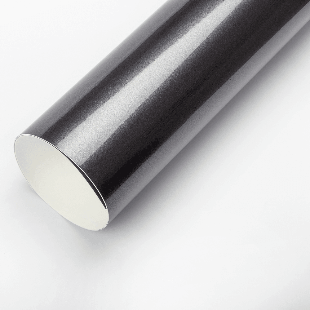 Grey Gloss Metallic material sample