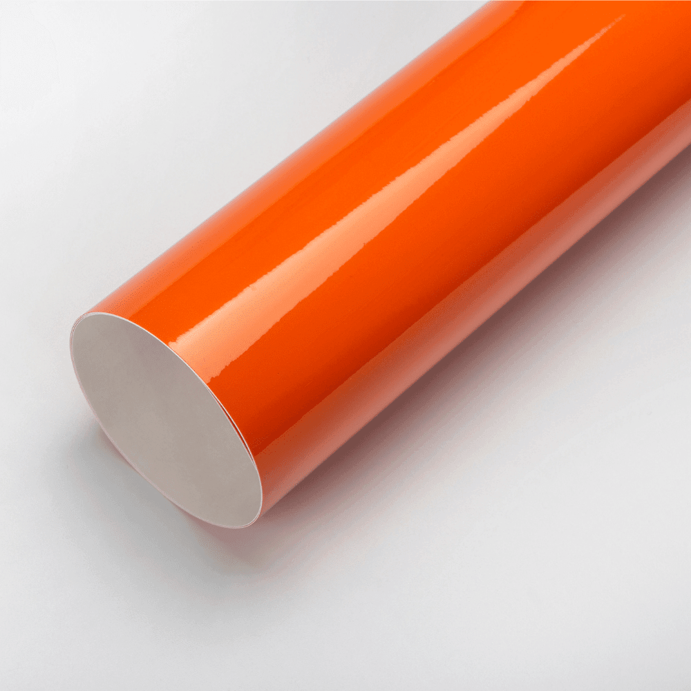High Gloss Orange material sample