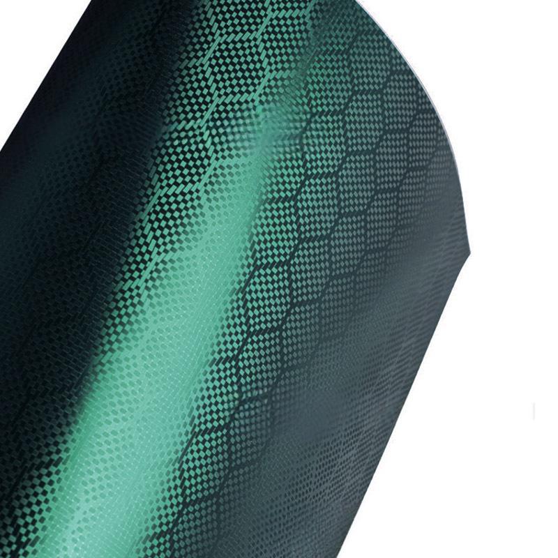 Honeycomb Carbon Fiber Matte Green material sample