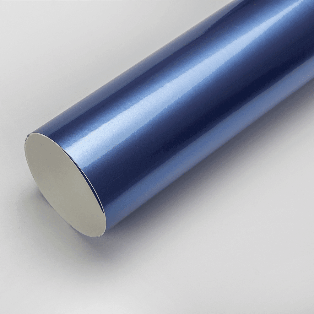 Liquid Metallic Blue material sample