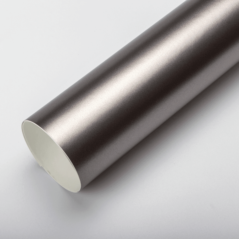 Matte Metallic Aluminium Grey material sample