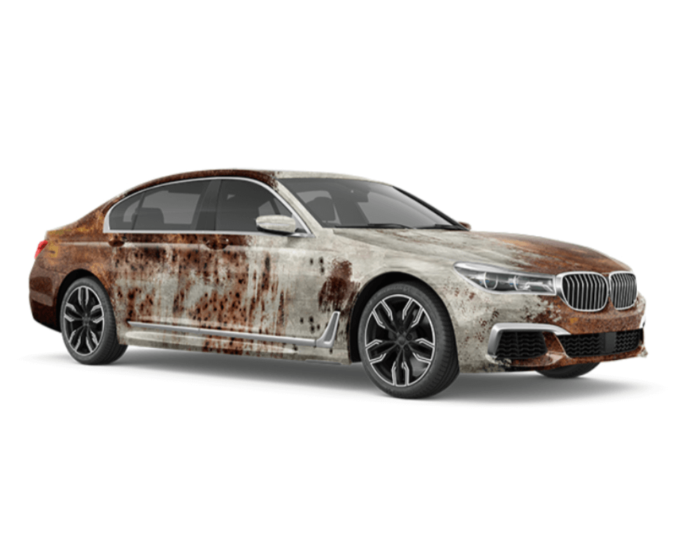 rust Vehicle Wrap Material | WrapSize