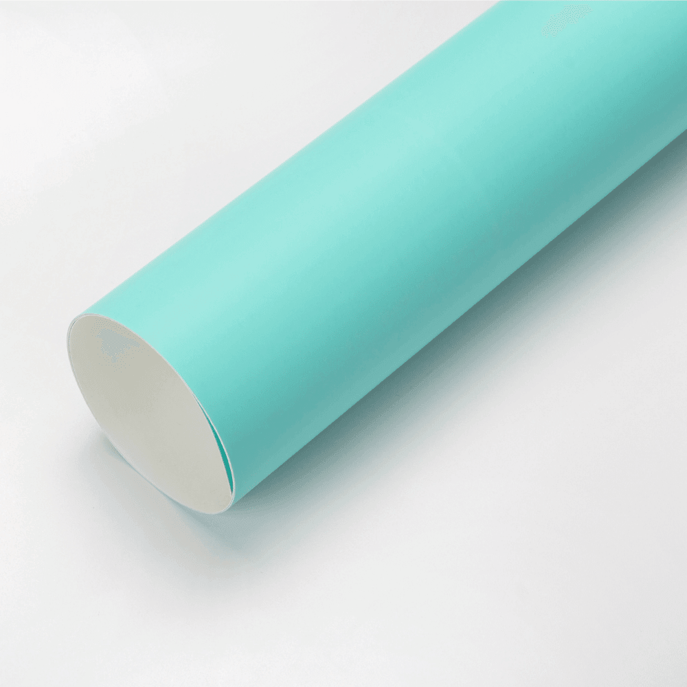Super Matte Cyan Green material sample