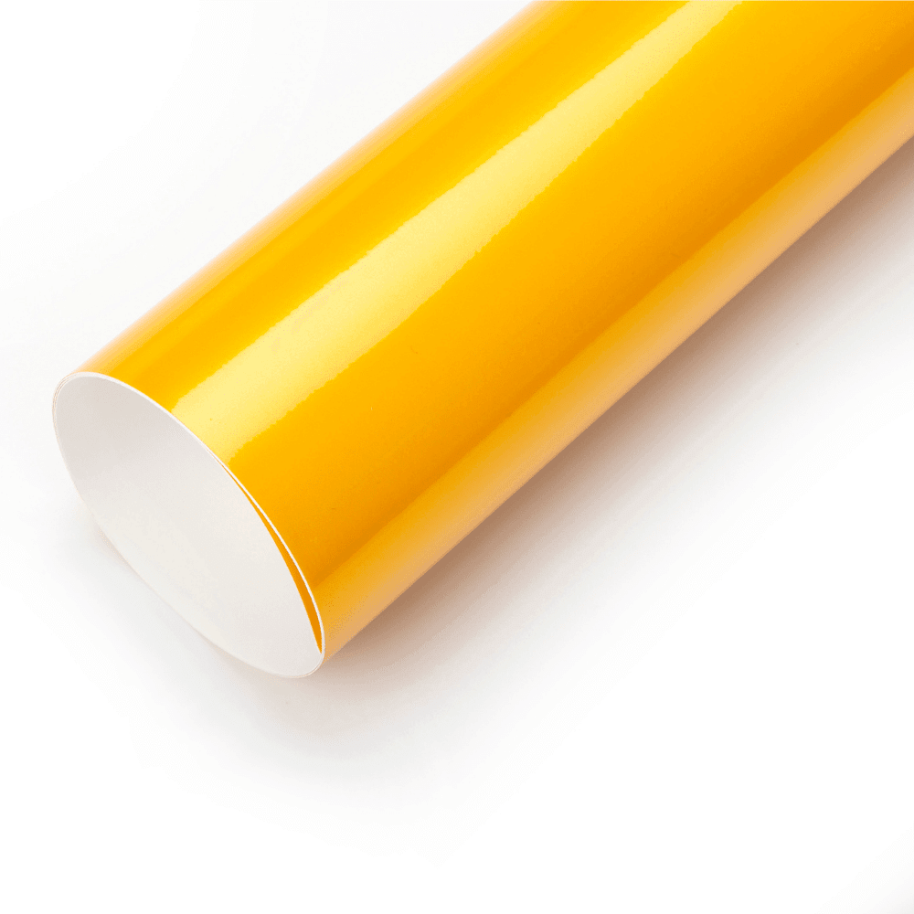 Yellow Gloss Metallic material sample